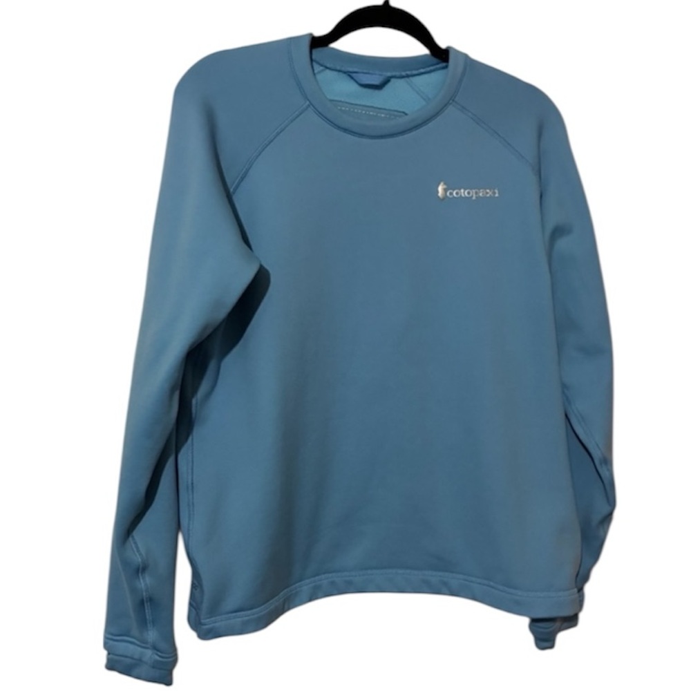 Cotopaxi Sambaya Fleece Pullover Sweatshirt in Blue Size Medium